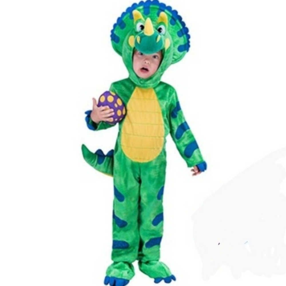 Dinosaur Tripceratop Costume with Egg by Spooktacular Creations Size 12-18 Month